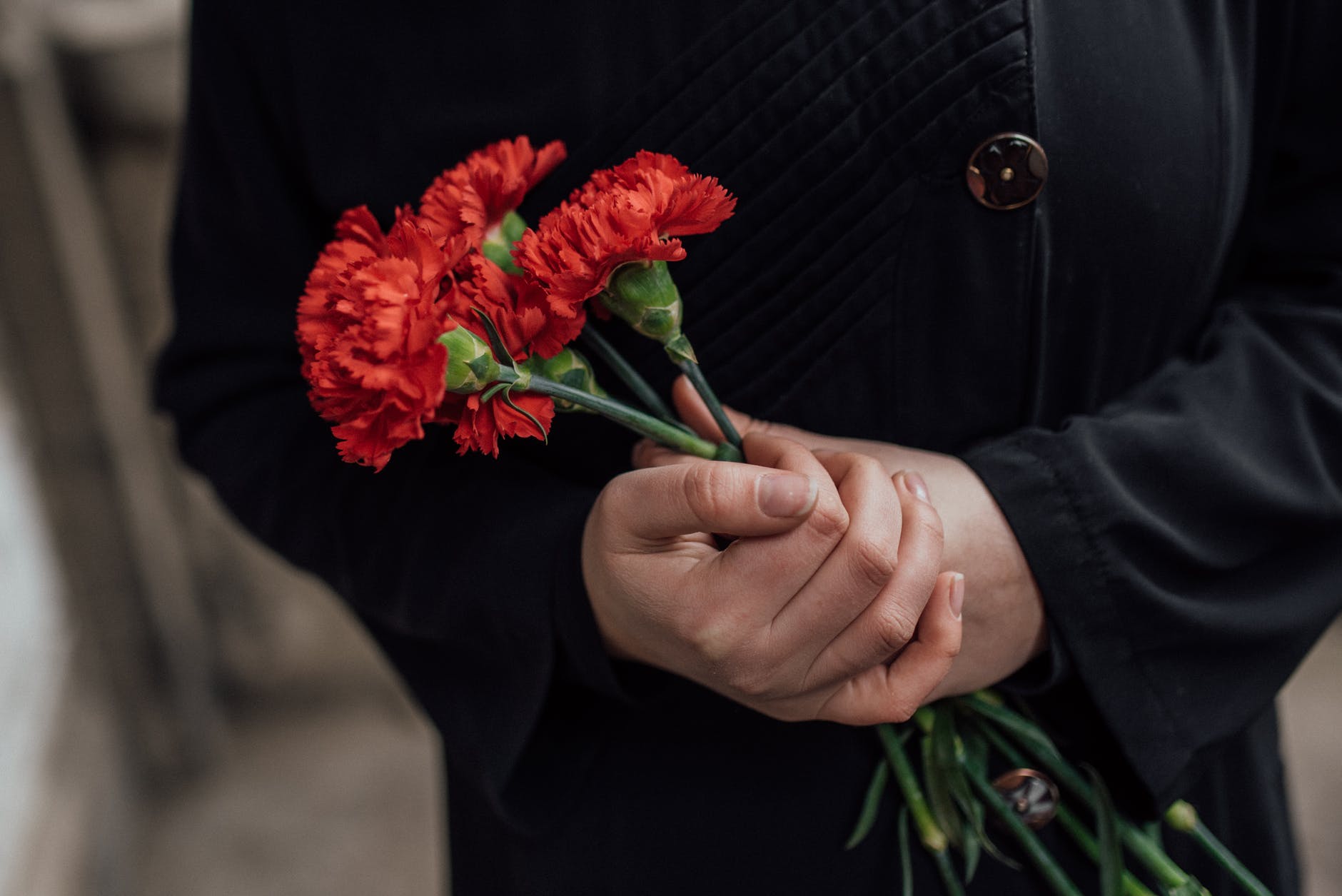 Flowers at a Celebrant led funeral service